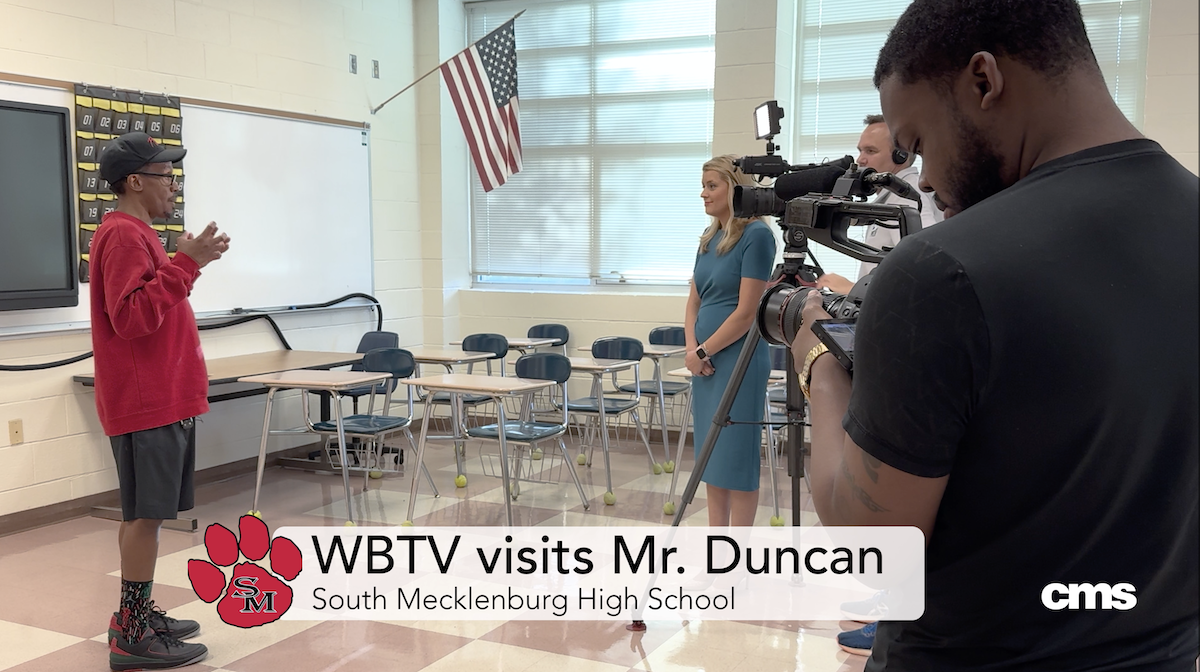  WBTV visits South Mecklenburg High teacher Jerry Duncan